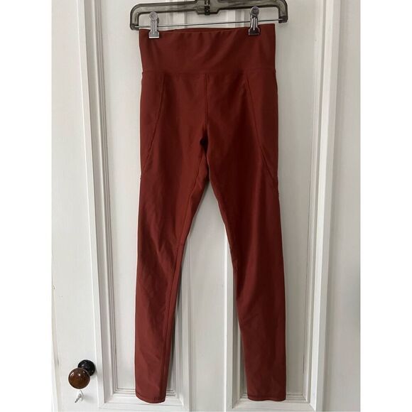 Old Navy active rust colored leggings girls XL - Picture 1 of 3